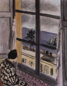 Femme à la fenêtre, Nice, 1926, Henri Matisse, 72,4 x 59,7cm, collection privée
