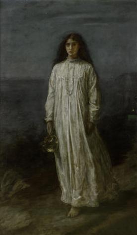 A Somnambulist, Une Somnabule, 1871, J.E Millais, Colection privée