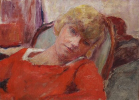 Le Repos, ou Jeune fille au corsage rouge (Renée Monchaty), 1920 ©ADGAP.