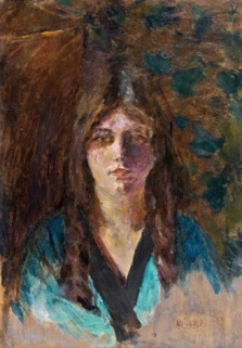 Figure de jeune femme (Lucienne Dupuy de Frenelle) circa 1917 collection privé