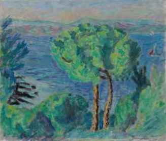 Le Double pin ou les deux pins, environ de Cannes, 1914, Pierre Bonnard, collection privée
