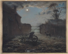 Cour de ferme au clair de lune, 1868, Jean-François Millet, Museum of Fine Arts, Boston