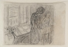 Preparatory Sketch for 'The Bowl of Milk' c.1919 Pierre Bonnard 1867-1947 Purchased 1992 http://www.tate.org.uk/art/work/T06543