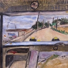 Antibes, Paysage vu de l'Interieur d'une automobile, 1925 Oil on canvas, collection privée © Succession Henri Matisse