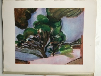 Reproduction of Cap d'Antibes, Road, 1926 in Patrick Heron's copy of Matisse's book Picture of Patrick Heron's own copy courtesy the estate of Patrick Heron © 2017'