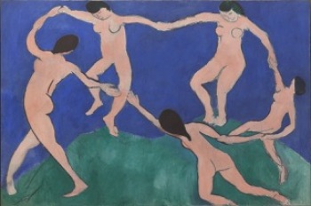 Danse (I), début 1909, Boulevard des Invalides, Henri Matisse, huile sur toile 259,7 x 390,1 cm, MoMa, New-York © Image Moma © 2016 Succession H. Matisse / Artists Rights Society (ARS), New York