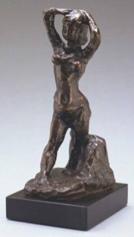 Standing Nude, Arms on Head 1906 (cast 1951), Henri Matisse, bronze, 26,3 x 10,5 x 12,3 cm, MoMa, New-York © 2016 Succession H. Matisse / Artists Rights Society (ARS), New York